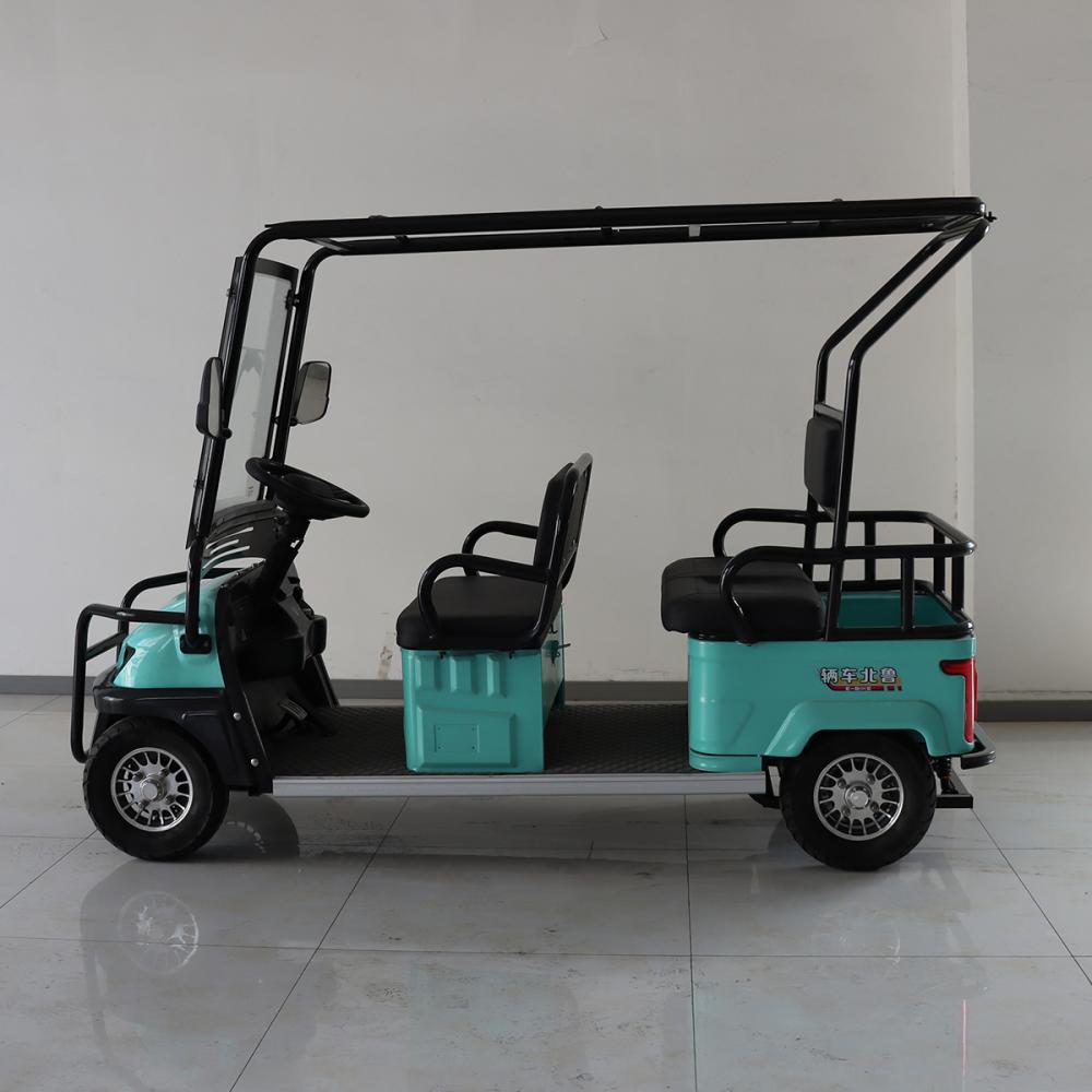 Electric four-wheel tourist bus