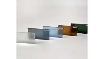 Oil sand frosted glass