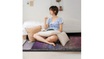 OEM ODM Heat Amethyst PEMF Mat Photon Healing Heating Amethyst Crystal Heat Mattress 9 Gear PEMF1