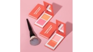 Vegan Cruelty-Free Pressed Powder Blush Palette with Custom Logo1