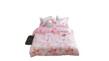 Popular Design Bedding Set Flamingo Pattern Printing Duvet Cover Set Printed Soft Microfiber Polyester1