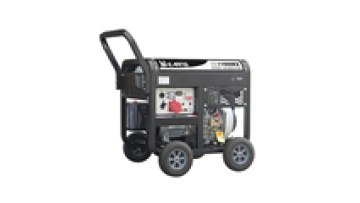 DG11000E3 8KW 10KVA 30A american socket and 32A british socket diesel generator with 10 inch bigger wheels and timer1