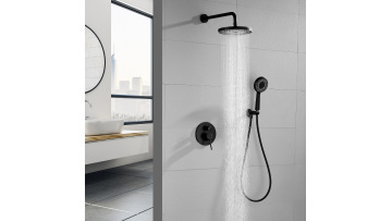 33004B Matte black shower system