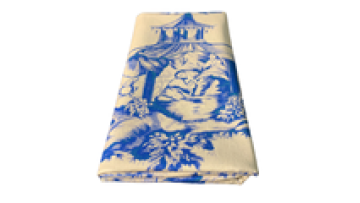 Ink Toile De Jouy Fabric Cotton Linen Canvas Fabric Printed Pastoral Historical Scenes For Table Cloth1