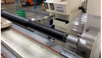 Finished product test video of covering machine2