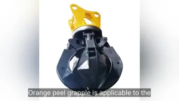 Robust Orange Peel Grapple for Tough Industrial Tasks1