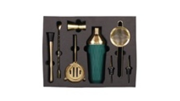 Stainless Steel Gold Cocktail Shaker Set - Premium Barware Tools Bartender Kit1