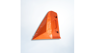 thermoformed outer sell of aerial platform