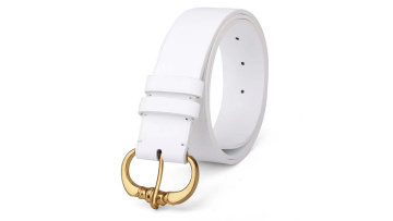 Fashionable Minimalist Women's Leather Belt