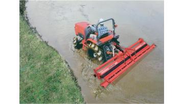 Paddy field leveling mixer