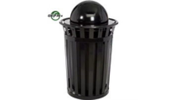 Outdoor Street Metal Rubbish Recycling Garbage Bin Trash Waste Bin Trash Cans For Sale1