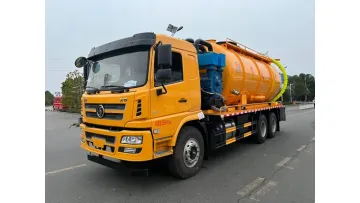 22000L Hydraulic Drive Vacuum Sewage Tank Truck with High Pressure Flushing1
