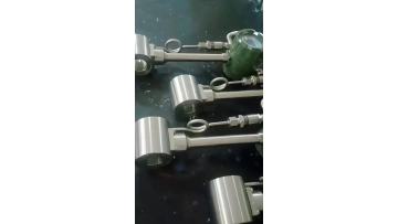 Clamp on vortex street flowmeter