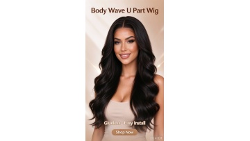 Effortless Glueless Body Wave U Part Wig | Natural Blend In Minutes