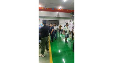 25th anniversary customer visiting our workshop