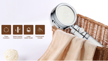 PP Cotton Filter DIY Filter Washable Transparent Hand held Shower Head1