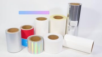 Factory PP PET PE Glossy Self Adhesive Jumbo roll