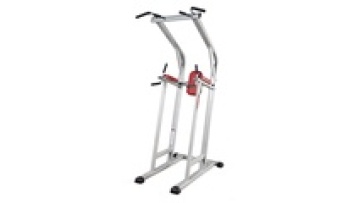 Chin dip leg raise bar