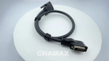 DVI29 to DVI29 male right angle cable