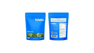 Custom Resealable Flexible Packaging Doypack Zippered Seal Plastic Stand up Composite Bag with Window for Tea Coffee Nut Food1