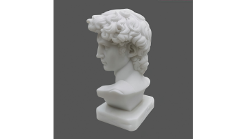 Elegant Gallery Decor: Michelangelo's David in Carrara Marble
