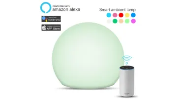 Tuya Smart Home Desk Lamp Ambient Light Alexa Music Rhythm Patting Color1