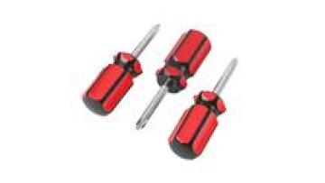 Mini Turnip Head Screwdriver, Fixed Cross Screwdriver With Short Hard Handle, Small Toy Screwdriver1