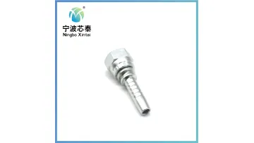 Metric Female Multiseat Double Connector Carbon Steel Material Reusable Hydraulic Swaged Hose Fitting Steel Fittinghydraulic Hose Pipe Fitting Price1