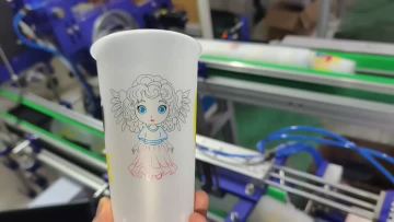 Cup automatic screen printing equipment