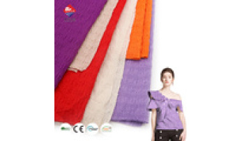 New Style 95%Polyester 5%Spandex Seersucker Fabric Jacquard Poly Spandex Crinkle Fabric for Shirt1