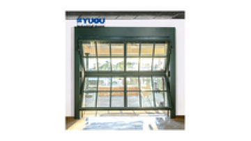 Newest Unique Bifold Garage Door with Single or Double Glass Top1