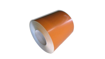 Yellow galvanized steel coil production