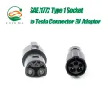 ISIGMA EV Charger Electric Car Adapter EVSE Charing SAE J1772 Socket Type1 Inlet to Tesla Female Connector 16A 32A 1 Phase