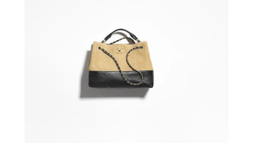 Two-Tone Shopping Bag