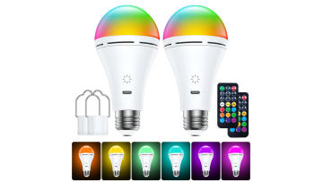 9w-rechargeable-rgb-led-bulb-emergency-lamp-demo-video