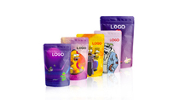 Custom Printed Smell-Proof Stand Up Pouches - 3.5g, 7g, 14g Ziplock Mylar Bags1