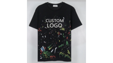splash Vintage T shirt Streetwear hip hop  pocket heavy cotton t shirts with logo  drop shoulder oversized1