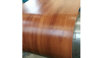 wood color coated metal