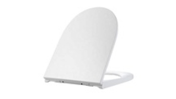 High Gloss White Soft Close U Shape Toilet Seat Cover - YC0091