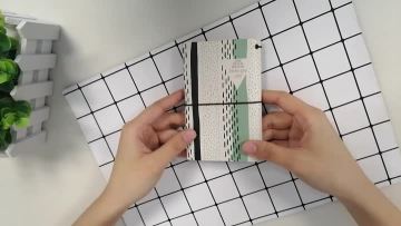 Custom style cover starp PU notebook