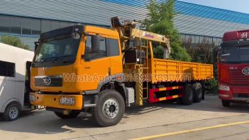 FAW RHD 340HP Truck with UNIC crane