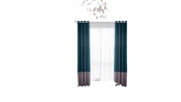 100% Black out patchwork window blackout curtains hotel blackout curtain blackout curtain1