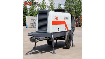 Clamp installation fo concrete pump