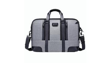 Grey Contrast Trim Laptop Briefcase
