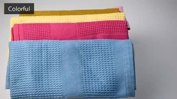 Microfiber 80_20 Terry Towel Waffle Kitchen Cloth Microfiber Towel - Buy Waffle Microfiber Towel,Kitchen Towel,Towel Product on Alibaba.com.mp4