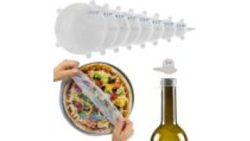 Wholesale Bpa free Reusable Silicone Food Covers Microwave Safe Transparent Silicone Stretch Lids1