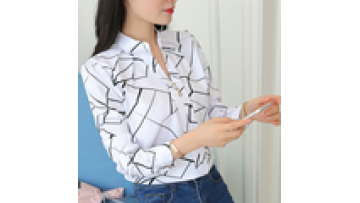 Formal White Twill Cotton Casual Work Long Sleeve Botton Down Shirt with Logo Shirts for Women1