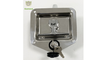 Flush Mount Paddle T Handle Lock