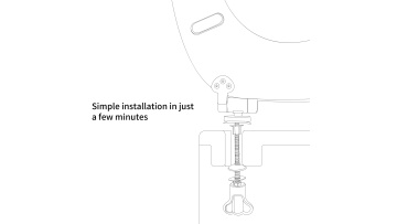 Steps to install hinges