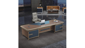 High Quality Modern Luxury Aircraft Modeling Veneer  Multi-function Executive Table CEO Desk Manager Desk President Desk1